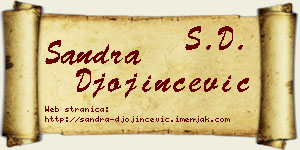 Sandra Đojinčević vizit kartica